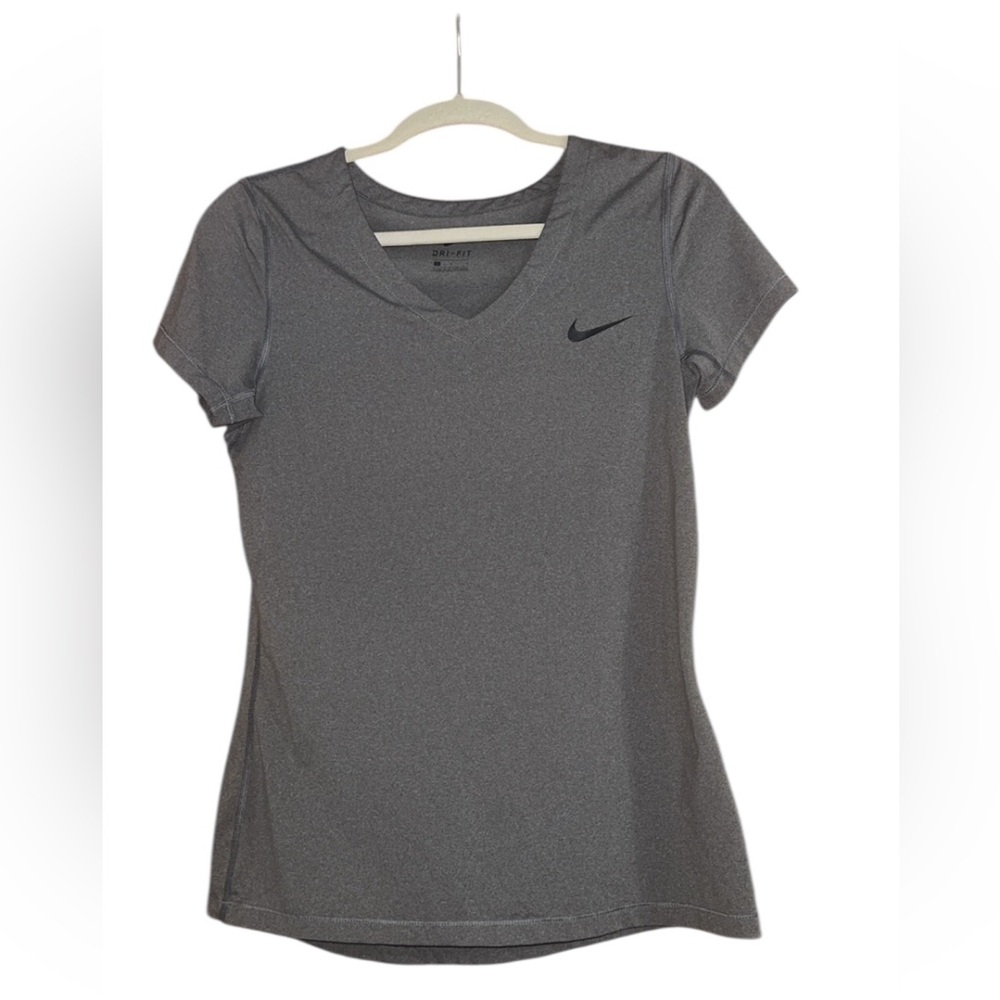 Nike Women's Dark Gray V-Neck Tee